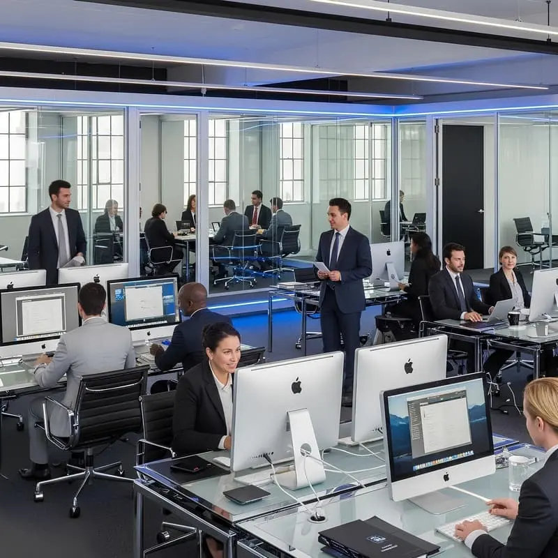 Escritório EDUX Digital - Ambiente de alta performance